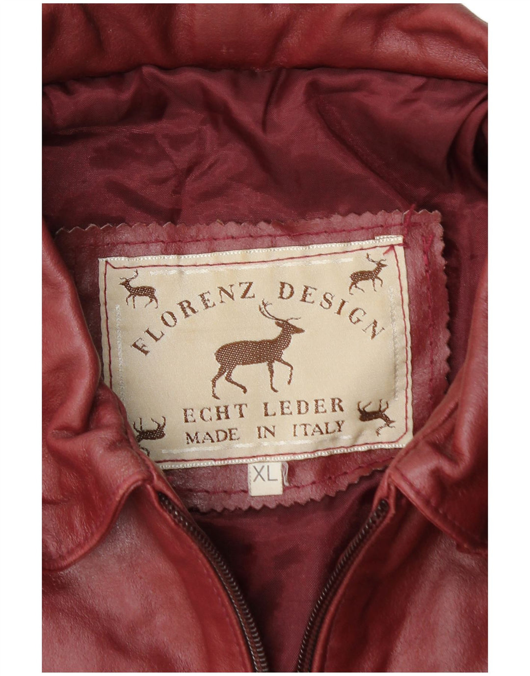 veste en cuir crop femme vintage UK 18 XL cuir marron