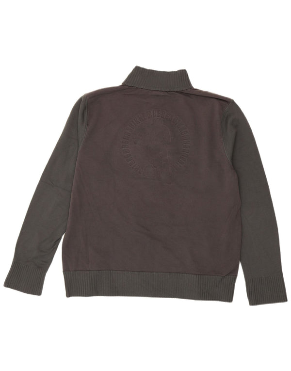 Bikkembergs Pull col zippé pour homme XL Gris