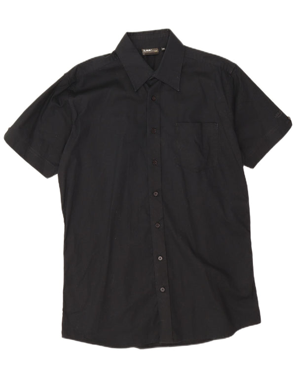 Lee Chemise à manches courtes pour homme 2XL en coton noir