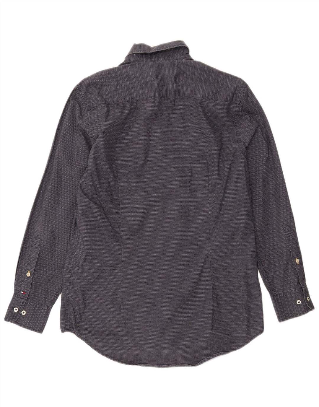 TOMMY HILFIGER Chemise Slim Fit Homme Bleu Marine Moyen Coton Tacheté