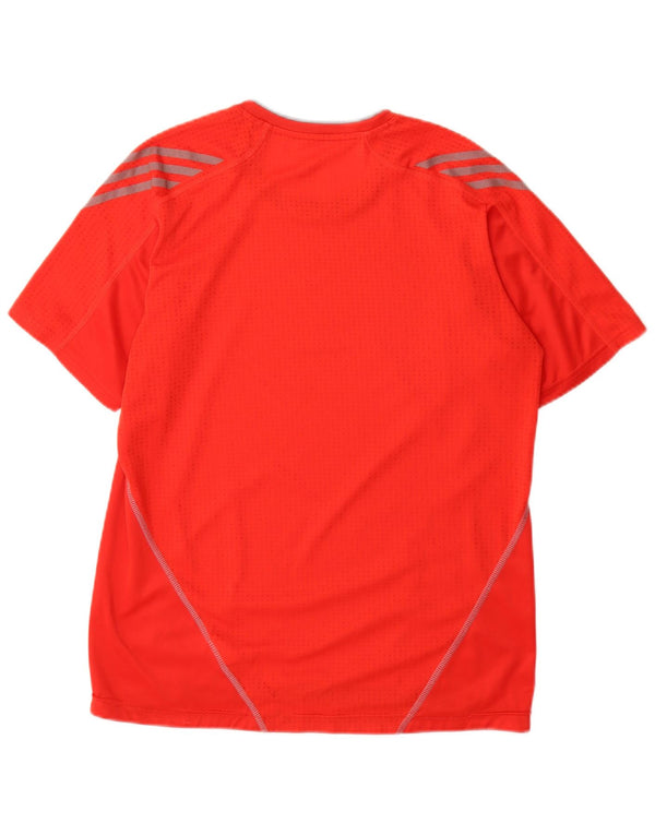 Adidas T-Shirt Homme Haut Rouge Moyen Polyester