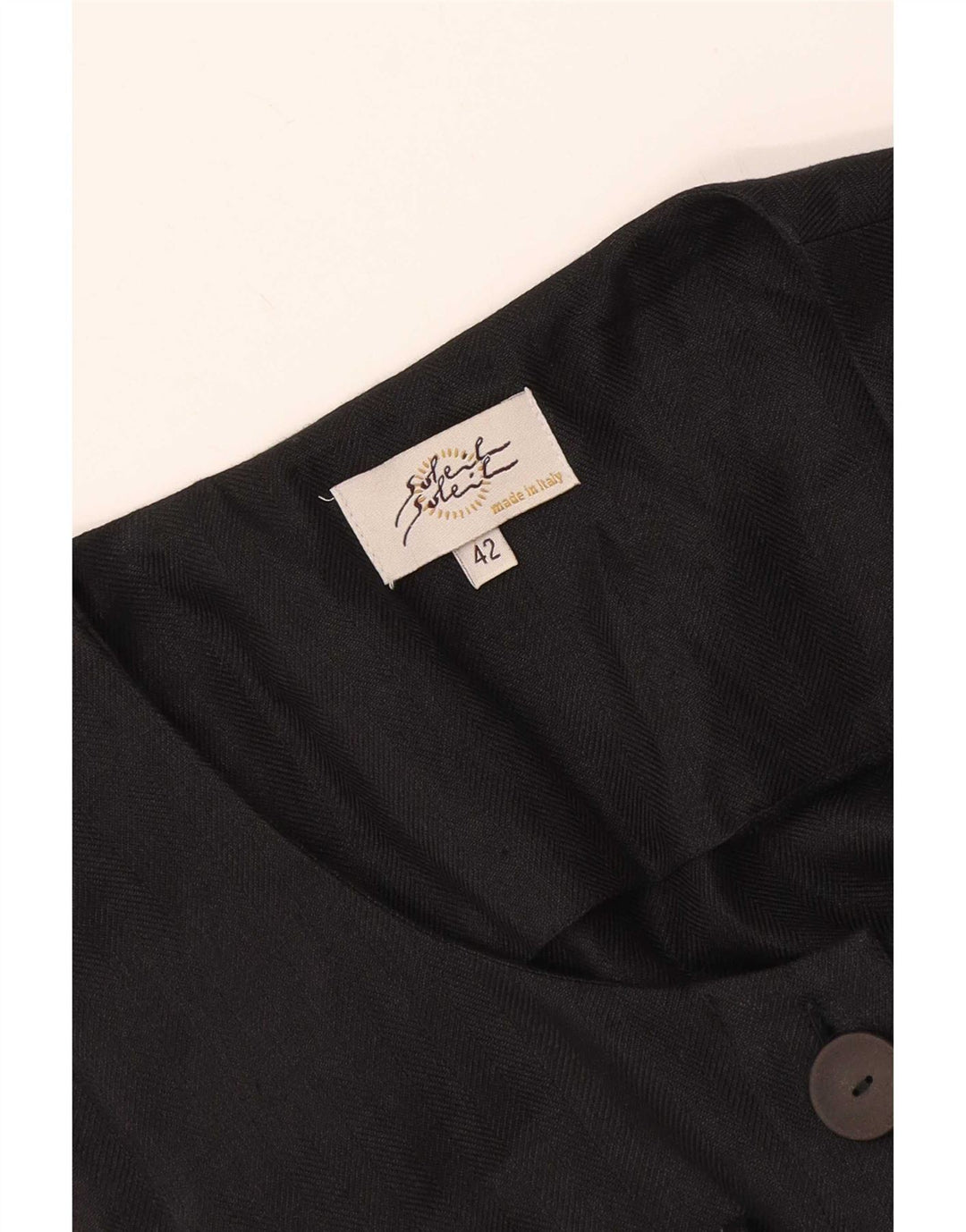 robe chemise sans manches femme vintage IT 42 Chevrons noirs moyens
