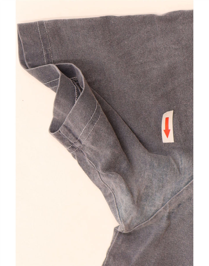 Timberland T-Shirt Top Homme Gris Moyen Coton