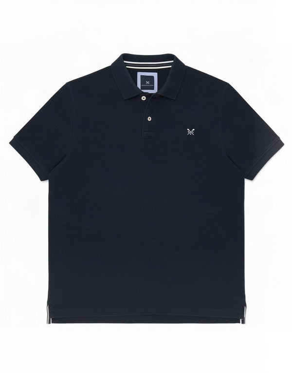 Crew Clothing Polo Homme 2XL Bleu Marine Coton