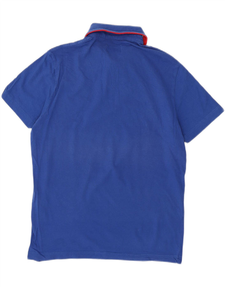 AUSTRALIAN L'ALPINA Polo Homme Bleu Moyen Coton