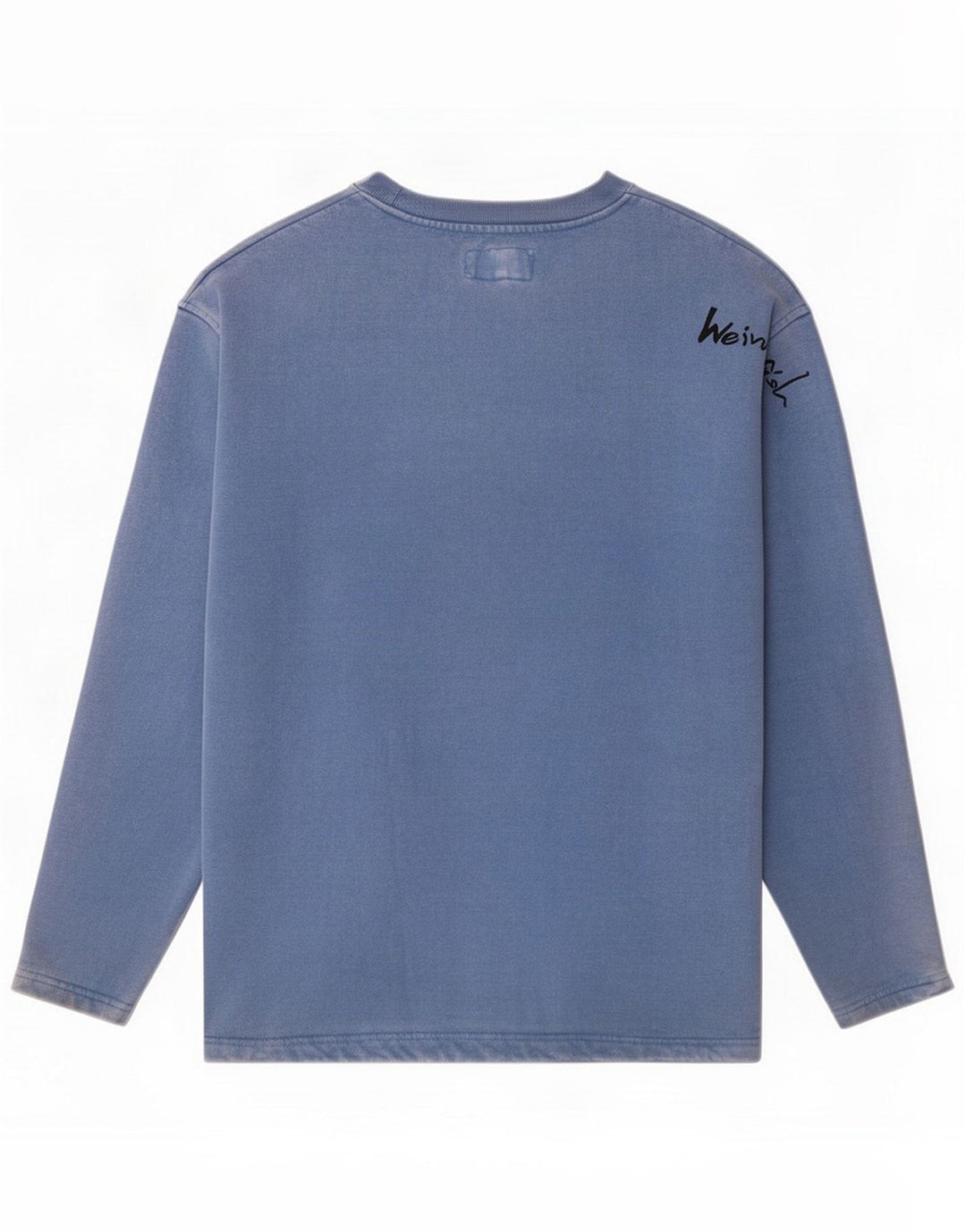 Weird Fish Sweat-shirt graphique pour homme en coton bleu Taille S