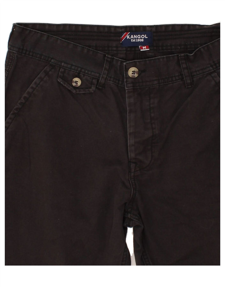 KANGOL Mens Denim Bermuda Shorts Medium W32 Black Cotton Classic Vintage Kangol and Second-Hand Kangol from Messina Hembry 