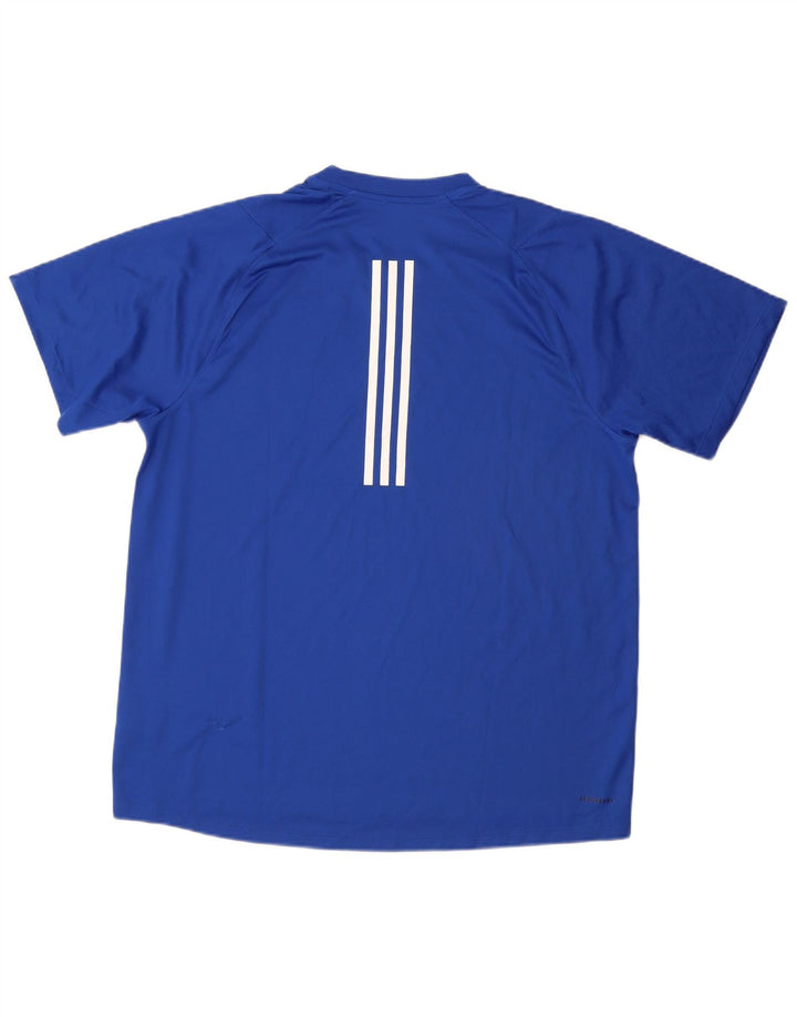 Adidas Hommes Aeroready T-Shirt Top XL Bleu Polyester