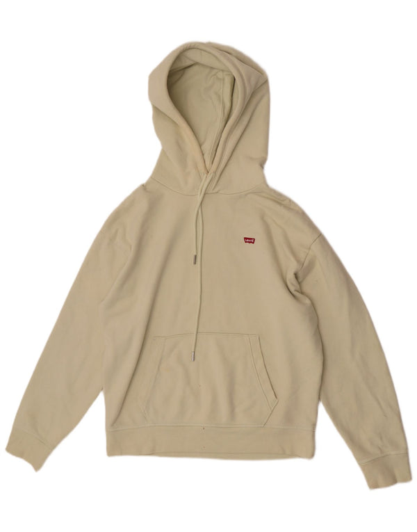Levi's Pull à capuche oversize pour femme UK 10 Small Vert Coton