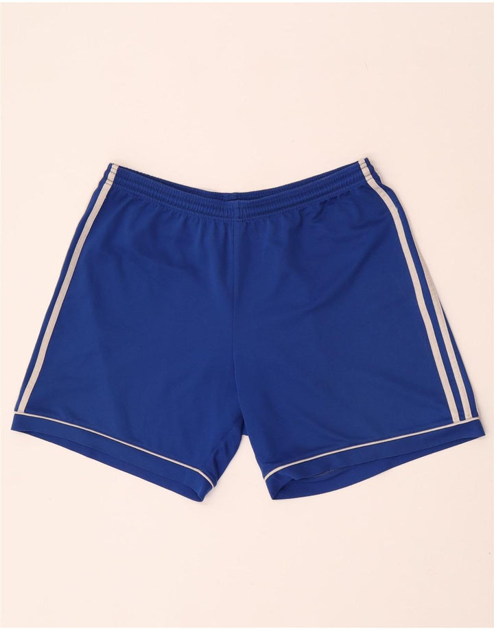 Adidas Short de sport pour homme Large Bleu Polyester