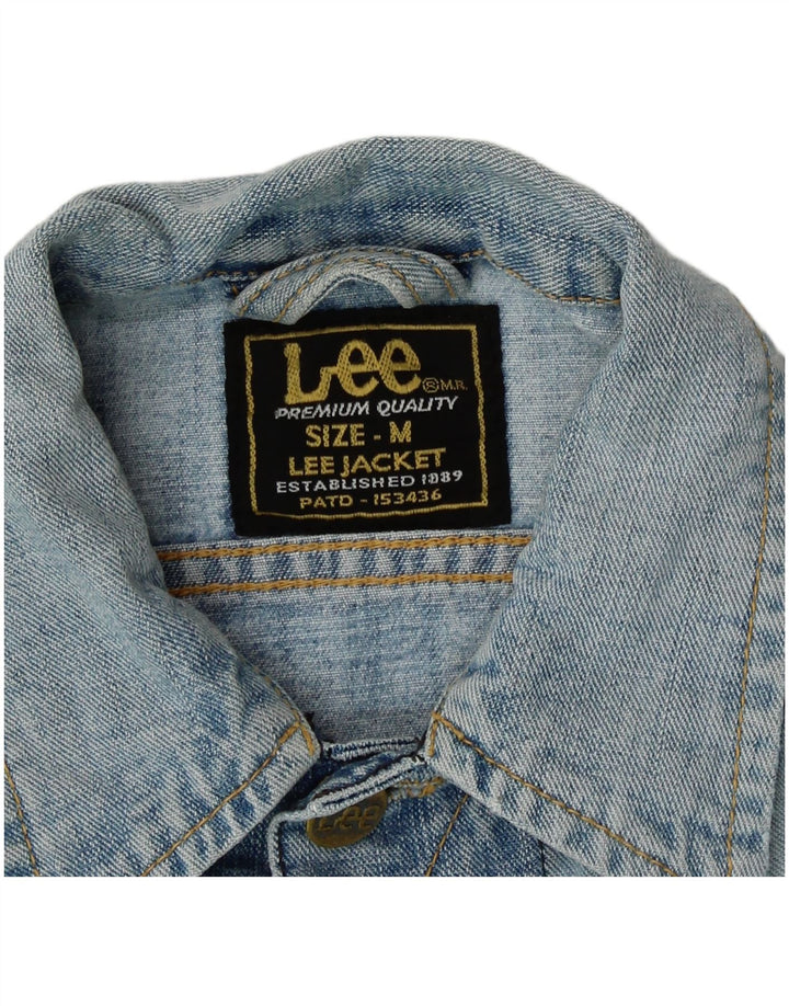 Lee Veste en jean pour femme UK 12 Bleu moyen Coton