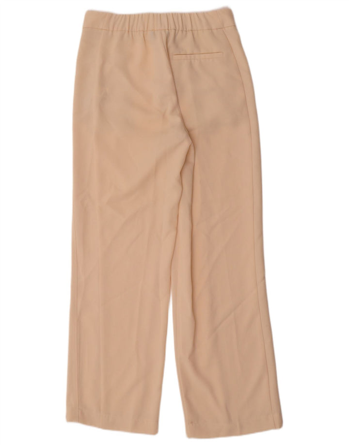 REISS Pantalon Chino Droit Femme UK 8 Small W30 L30 Beige Polyester