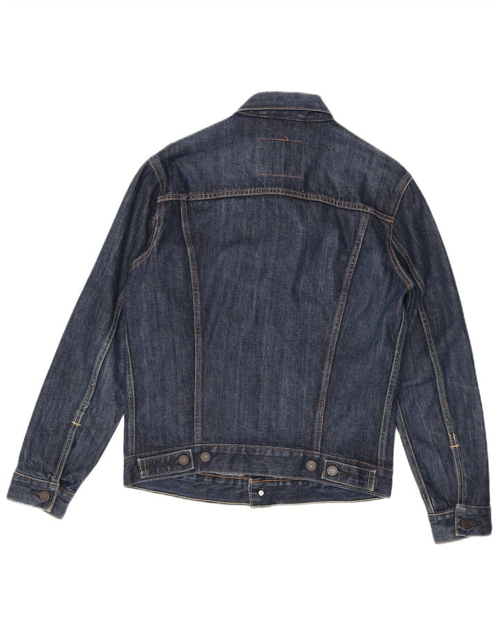 Levi's Veste en jean pour homme UK 36 Small Bleu marine Coton