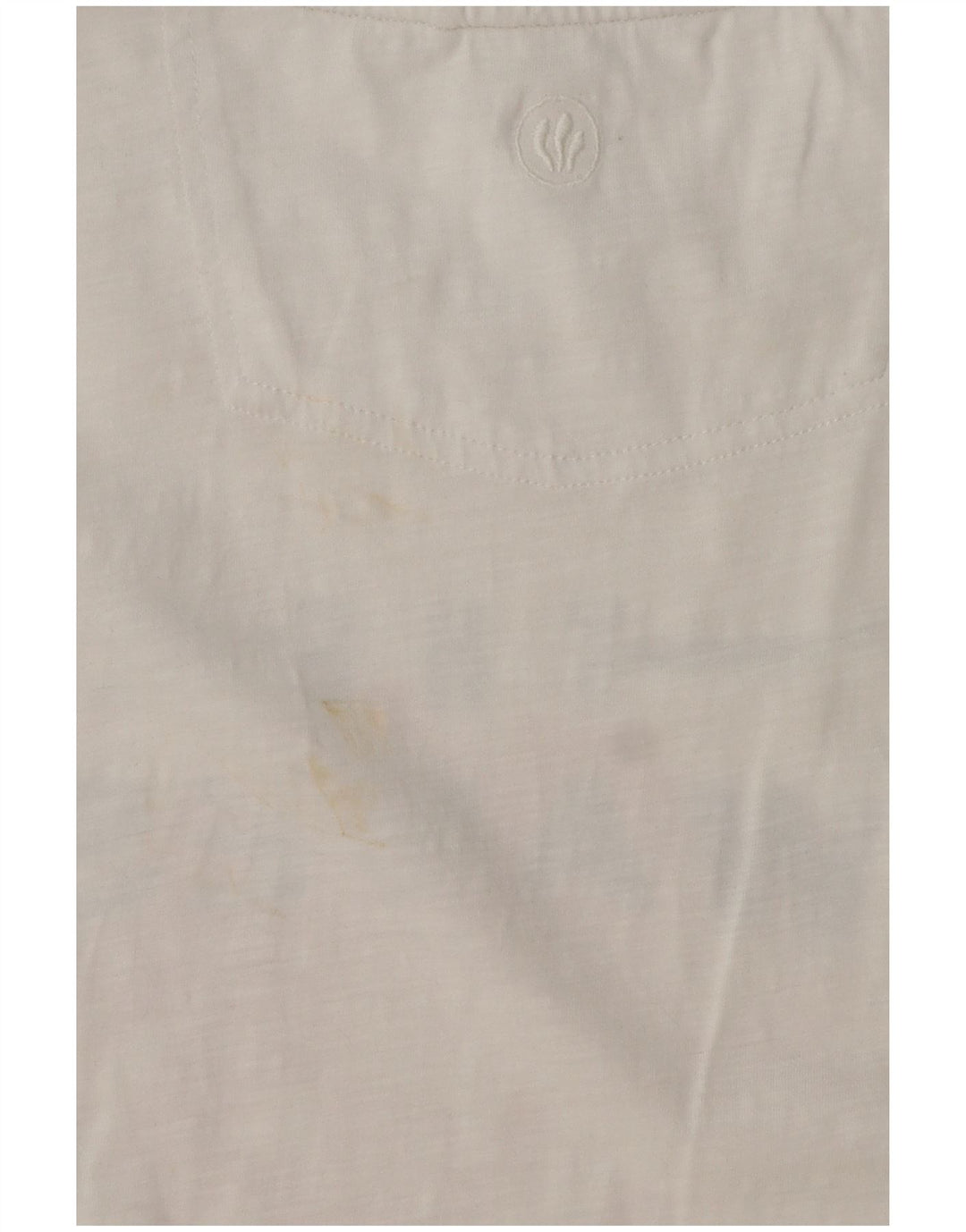 Fat Face T-Shirt Graphique Homme Grand Blanc Coton