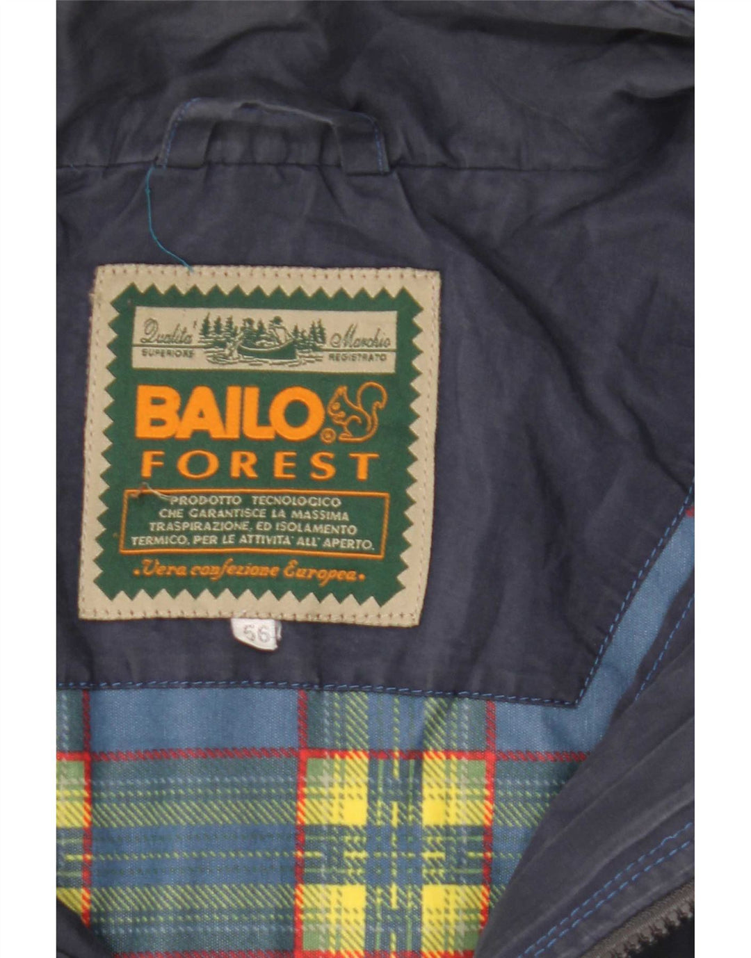 Bailo Veste coupe-vent à capuche pour homme IT 56 3XL Bleu marine