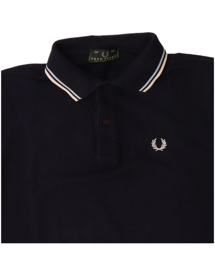 FRED PERRY Polo Homme Petit Bleu Marine Coton