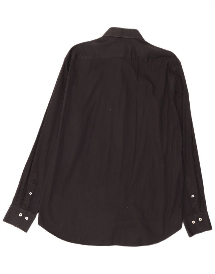 Ferre Chemise Homme Taille 43 17 XL Coton Noir