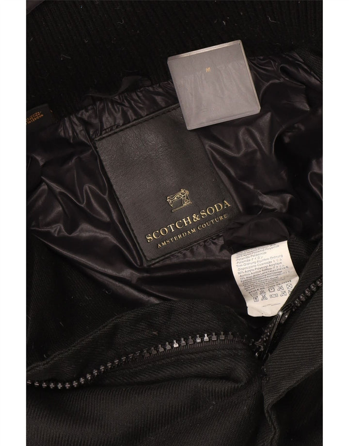 Scotch & Soda Veste matelassée à capuche homme UK 38 Medium Black Nylon