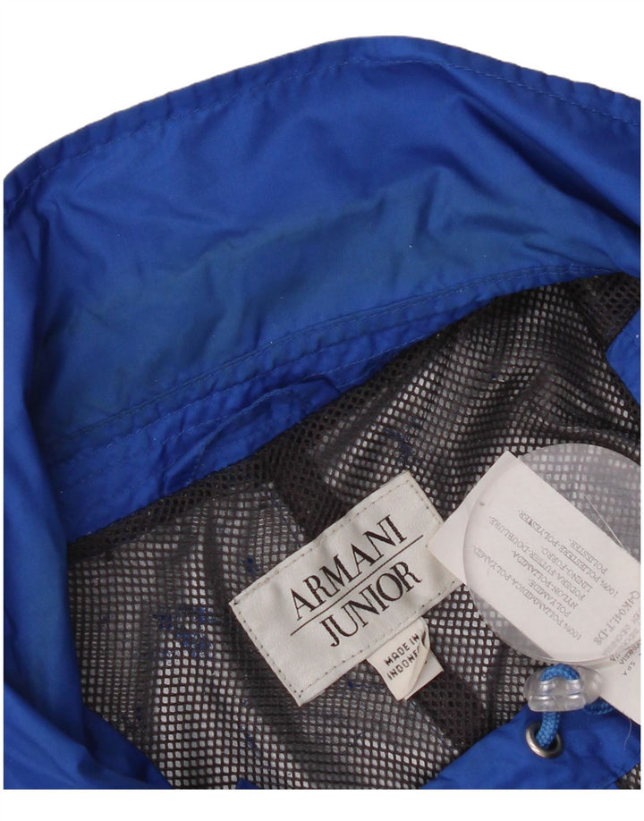Armani Veste coupe-vent garçon 13-14 ans Bleu Polyamide