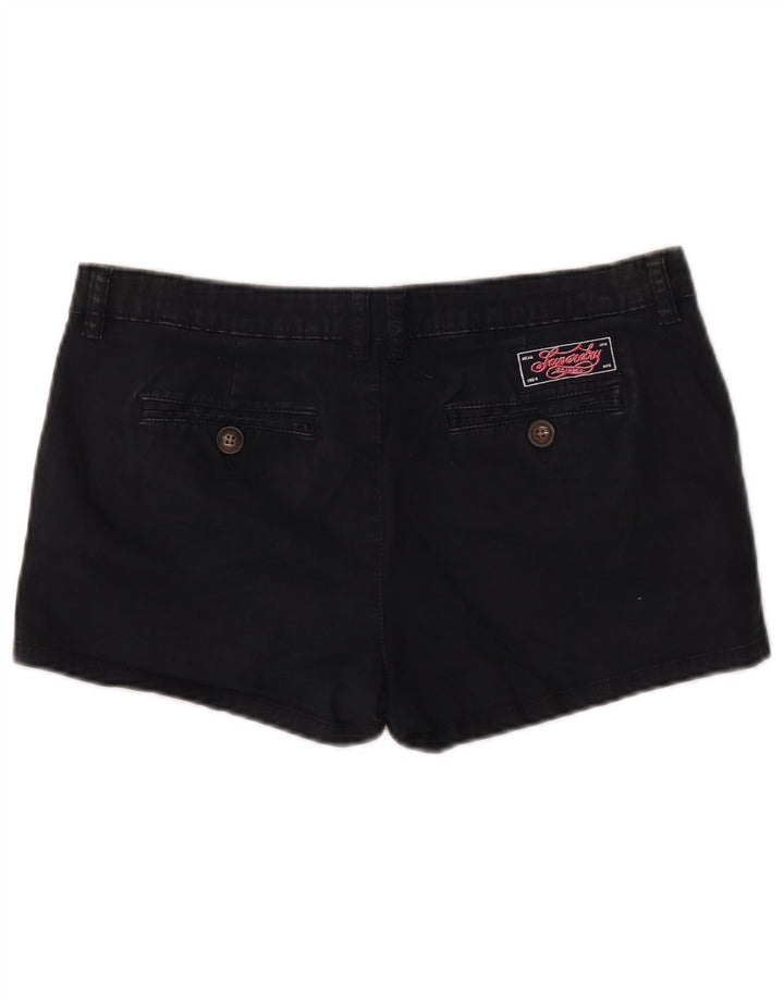 Superdry Short Chino Femme Medium W32 Coton Noir