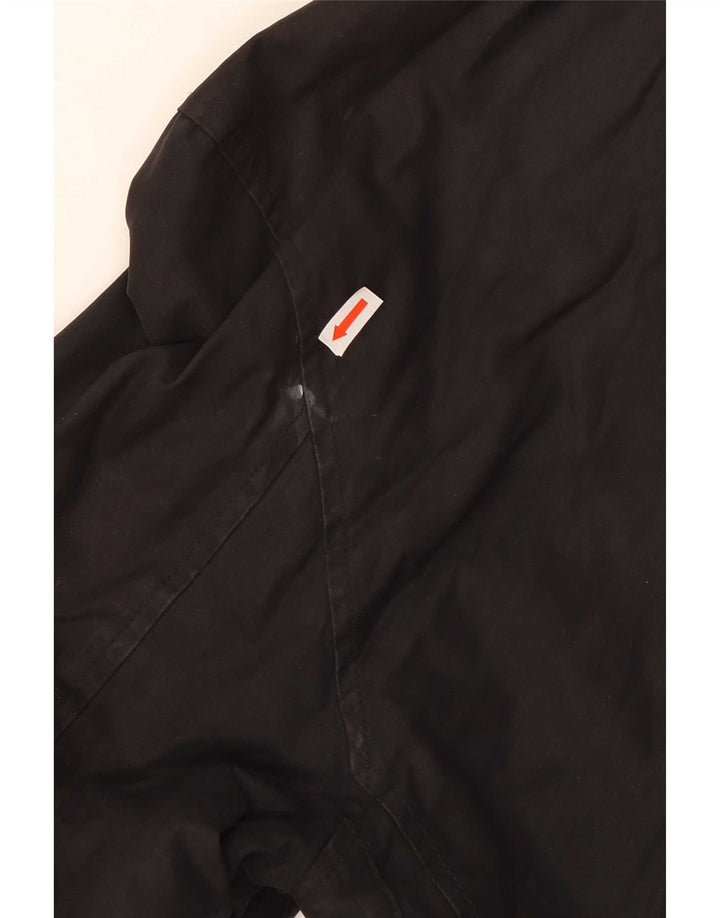 Tommy Hilfiger Manteau pour homme UK 38 Medium Noir Polyester