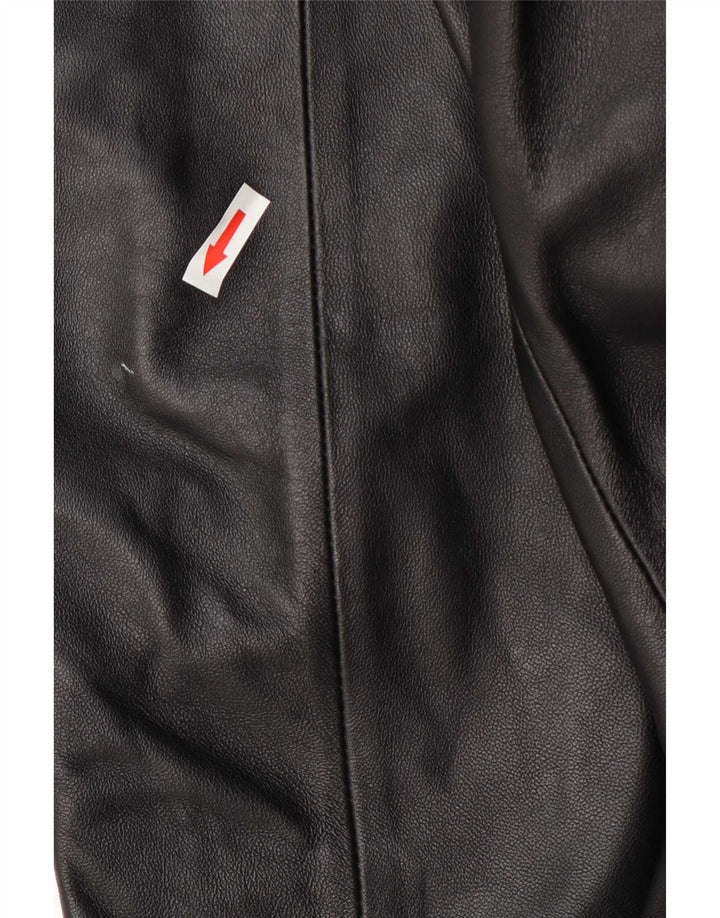 Sardar Veste blazer en cuir Woodlands pour femme UK 16 Large Noir