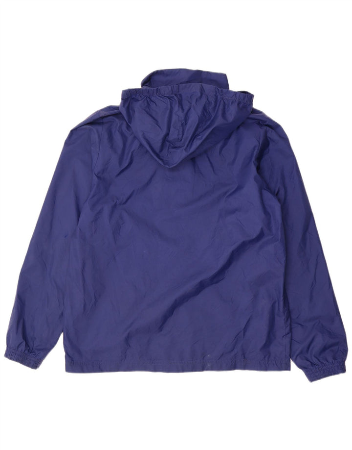 Veste de pluie à capuche Adidas garçon 13-14 ans bleu marine polyester