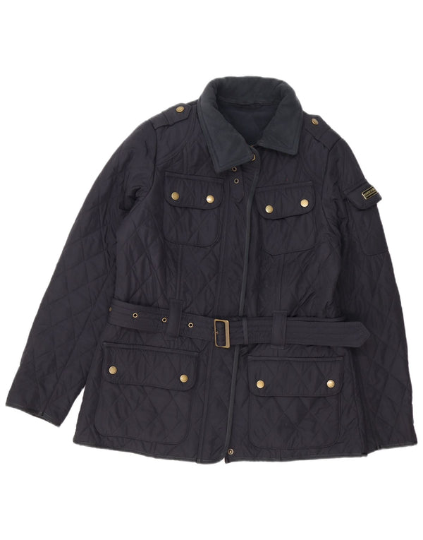 Barbour Veste matelassée pour femme UK 14 Large Bleu marine