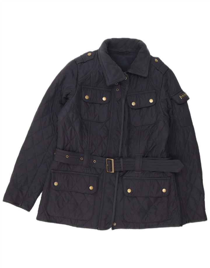 Barbour Veste matelassée pour femme UK 14 Large Bleu marine