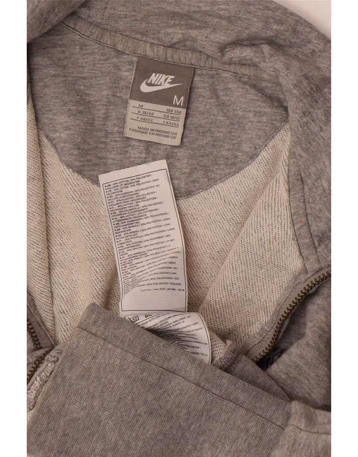 Nike Veste de survêtement pour femme UK 10/12 Gris moyen chiné en coton