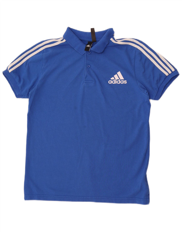 Adidas Polo Homme Grand Bleu Coton