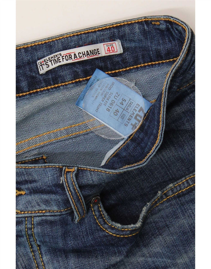 Zu Elements Jean Slim Homme W40 L30 Bleu Coton