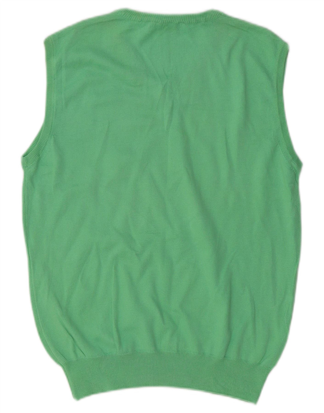 Brooksfield Mens Vest Débardeur IT 46 Petit Vert Coton