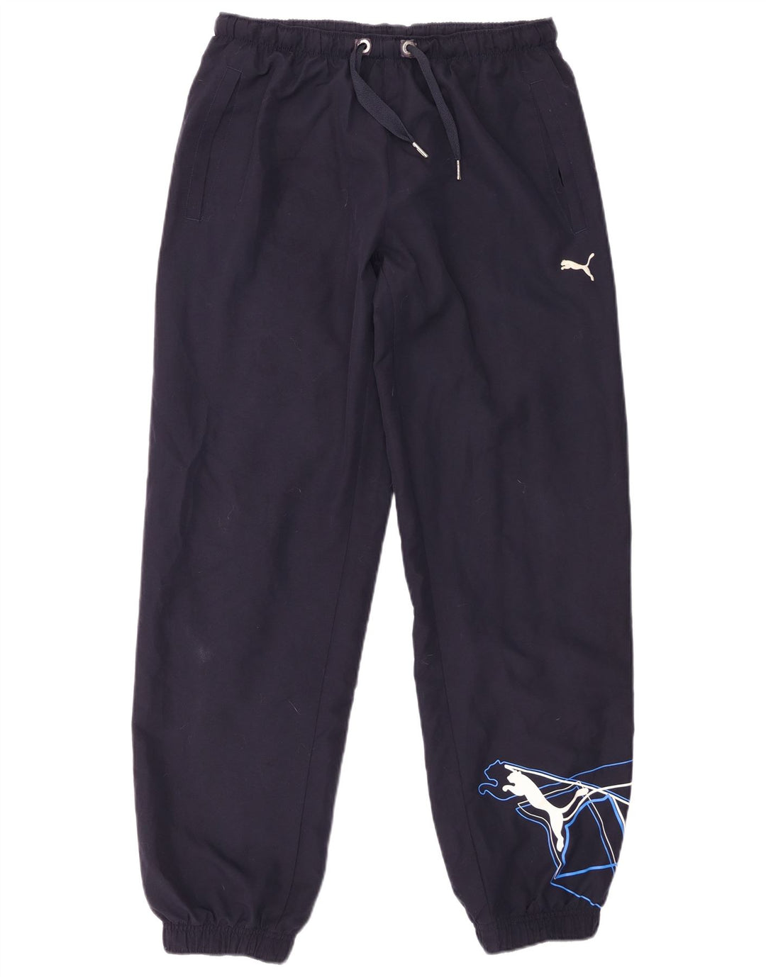 PUMA Pantalon de Survêtement Graphique Homme Bleu Marine Moyen