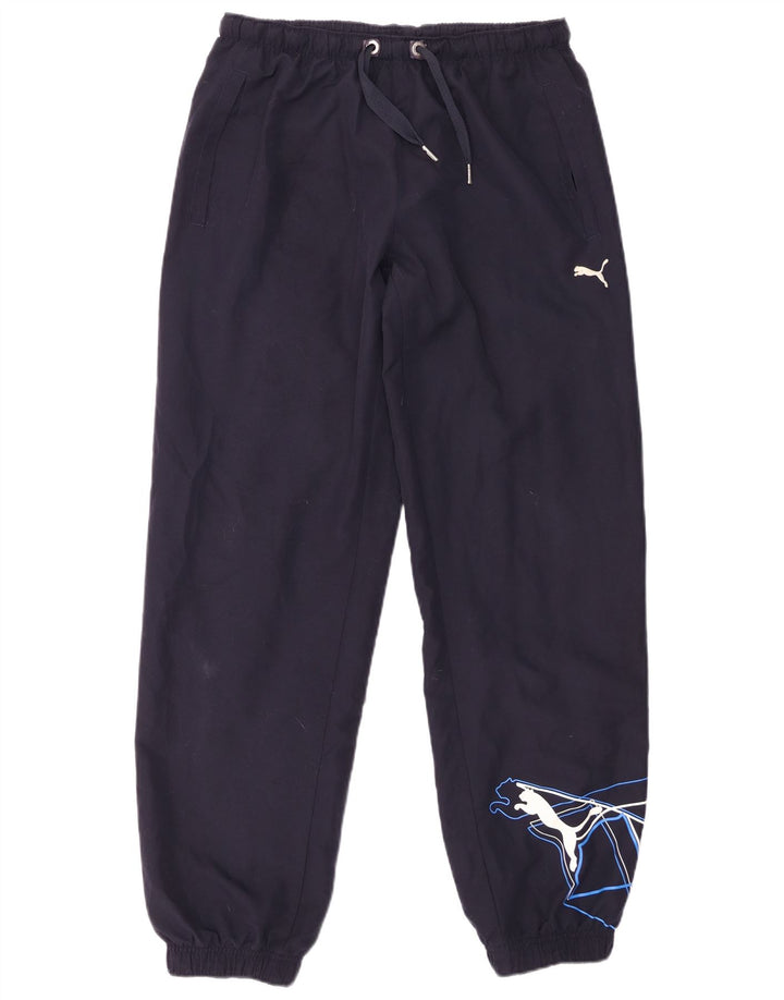 PUMA Pantalon de Survêtement Graphique Homme Bleu Marine Moyen