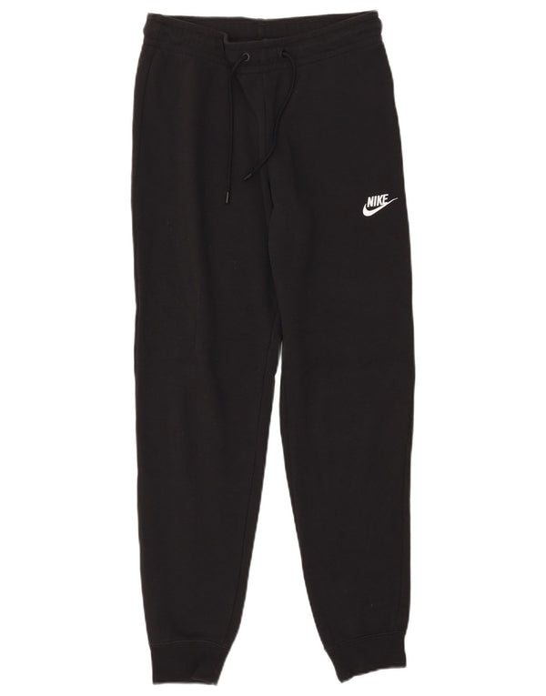 NIKE Pantalon de survêtement pour femme Joggers UK 10 Small Noir Coton