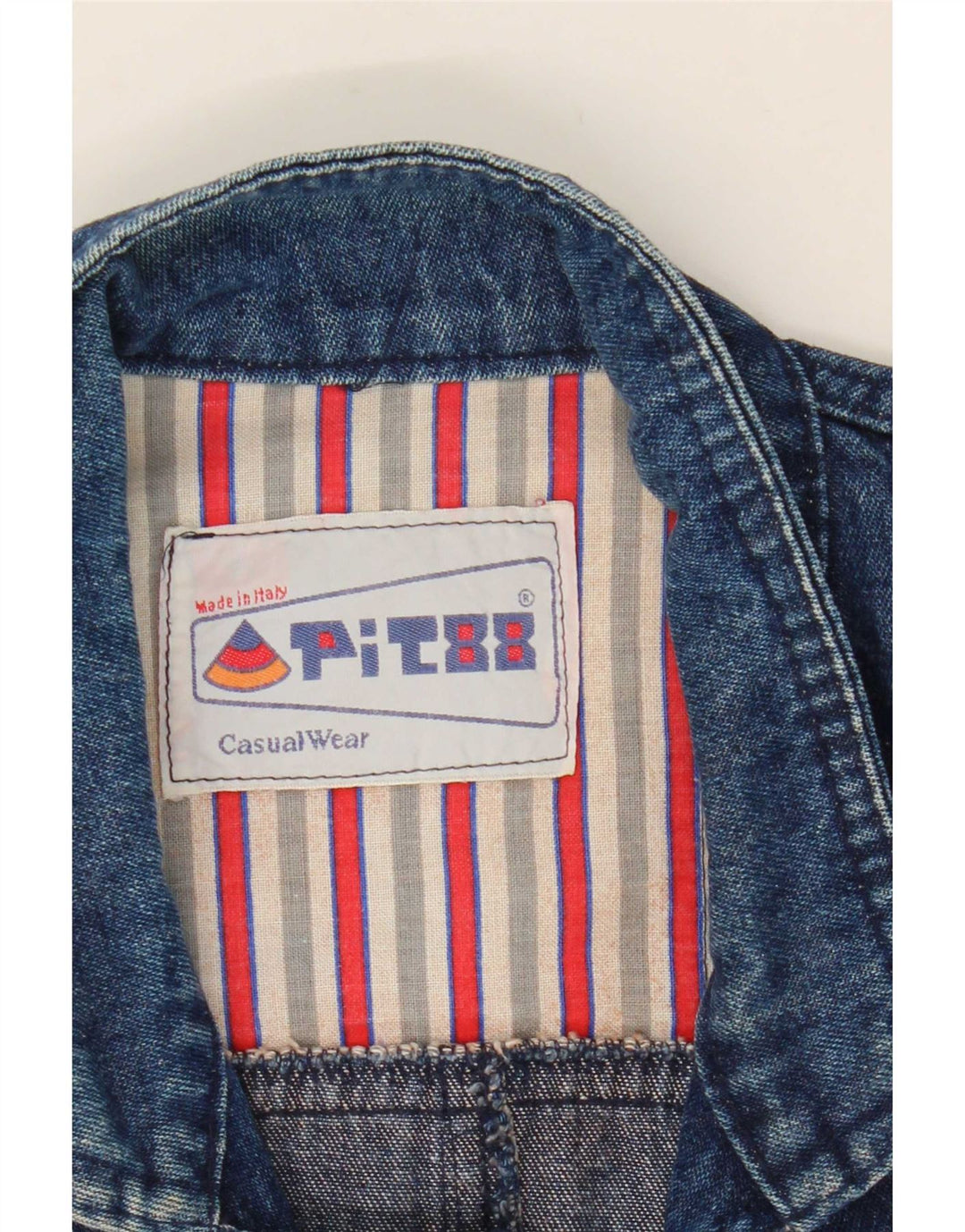 veste en jean homme vintage UK 42 XL Bleu