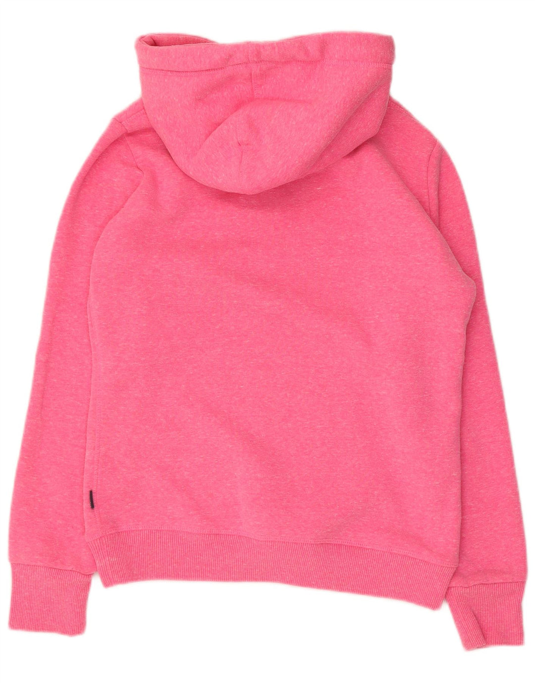 Superdry Pull à capuche graphique pour femme UK 10 Petit polyester moucheté rose