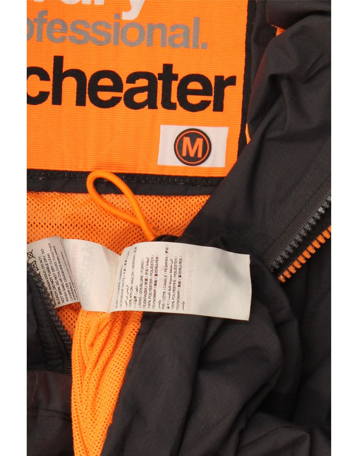 Superdry Veste coupe-vent Windcheater pour femme UK 14 Medium Noir Polyester