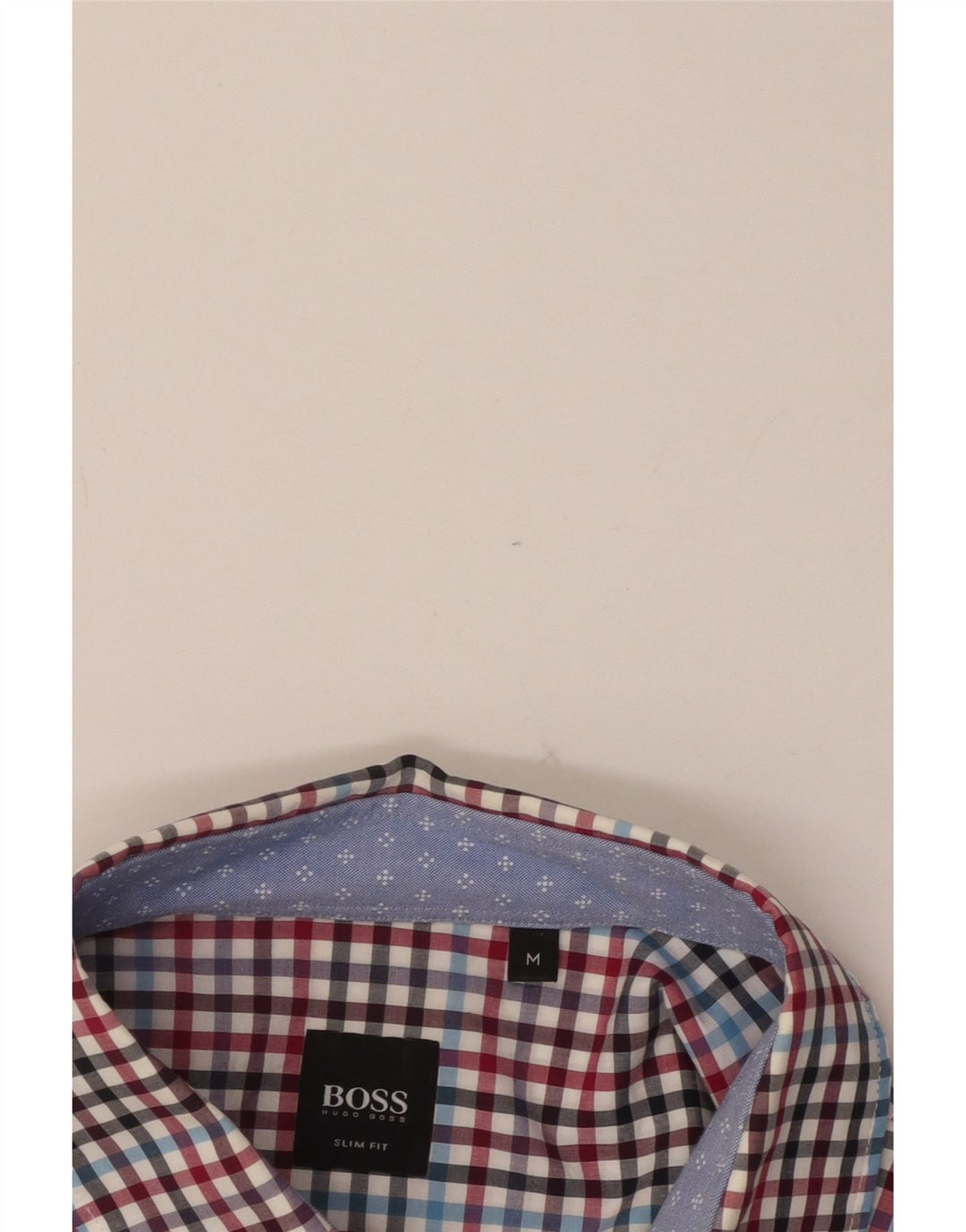 HUGO BOSS Chemise Slim Fit en coton vichy multicolore moyen