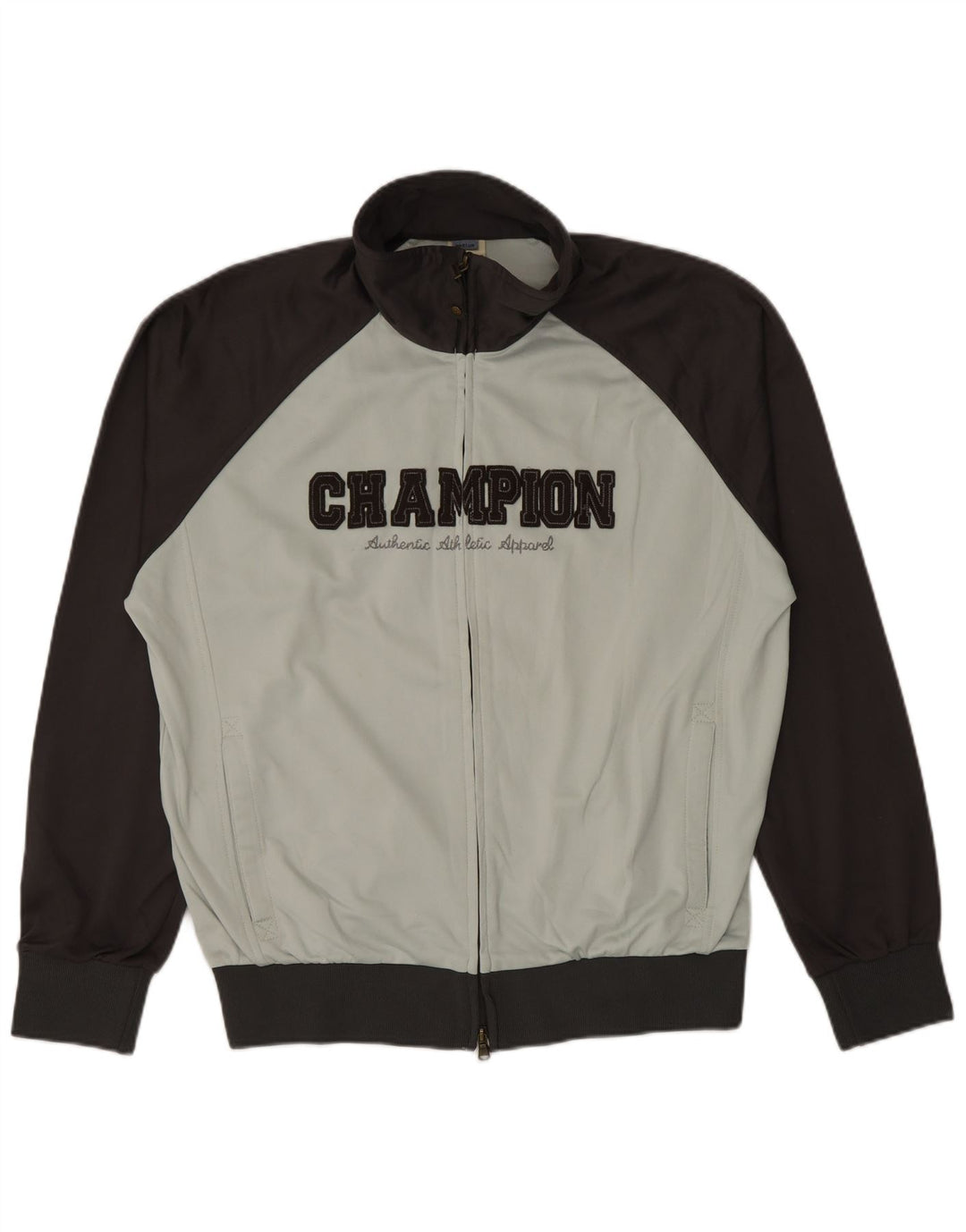 Champion Veste de Survêtement Graphique Homme Gris Moyen Colourblock