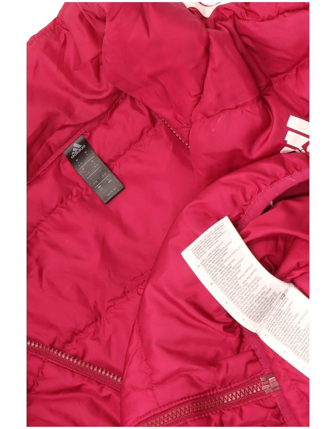 Adidas Veste rembourrée pour femme UK 16/18 Large Rose Polyester