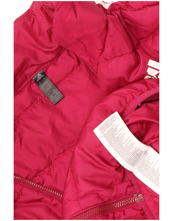 Adidas Veste rembourrée pour femme UK 16/18 Large Rose Polyester