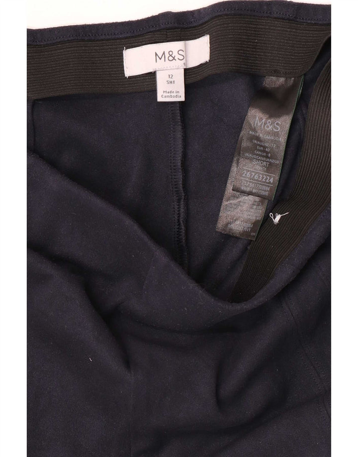 Marks & Spencer Leggings Femme UK 38 Bleu Marine Moyen Polyester