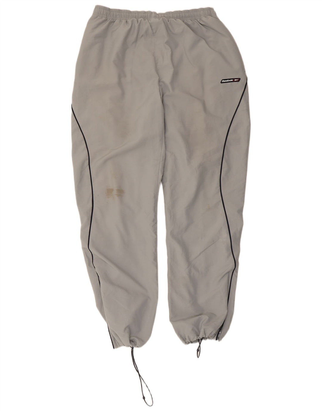 Reebok Pantalon de Survêtement Joggers Homme Gris Large Polyester