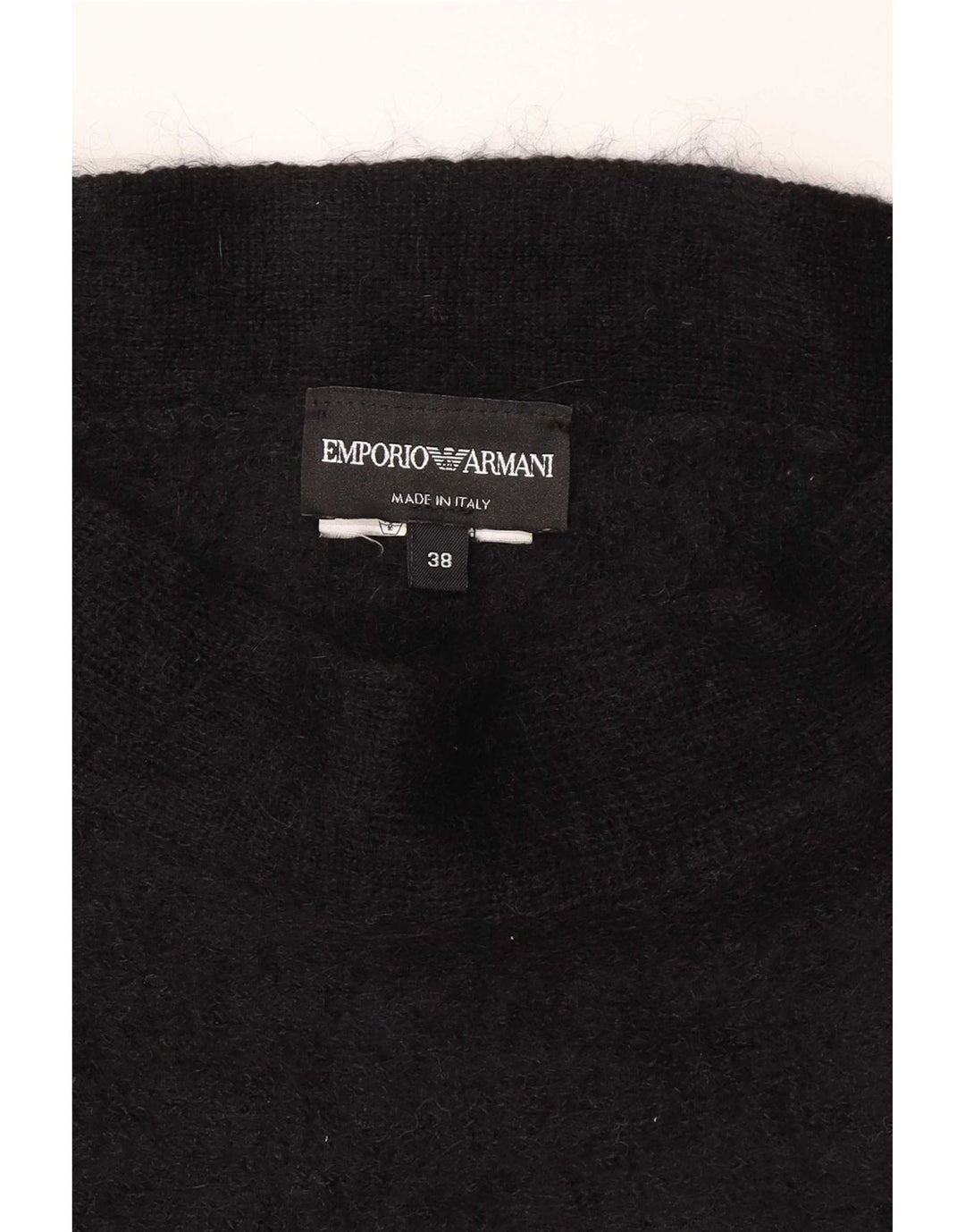 Emporio Armani Haut court pour femme EU 38 Noir moyen