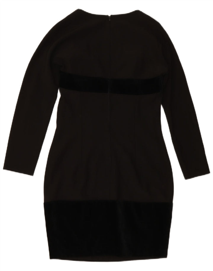 BLUMARINE Robe fourreau Anna Molinari pour femme IT 42 Noir moyen colour block