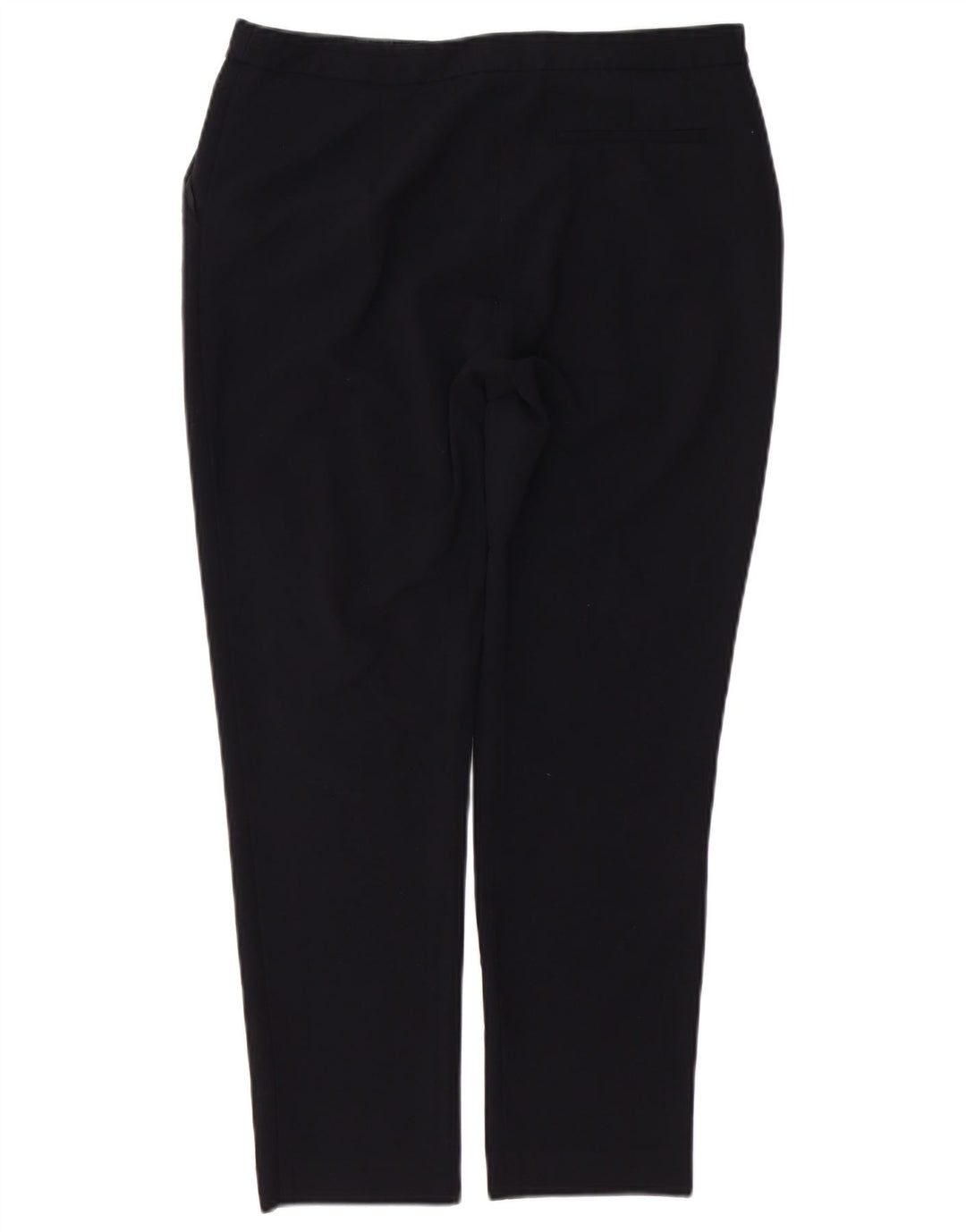 Oasis Pantalon Chino Droit Femme UK 12 Moyen W32 L26 Noir Polyester