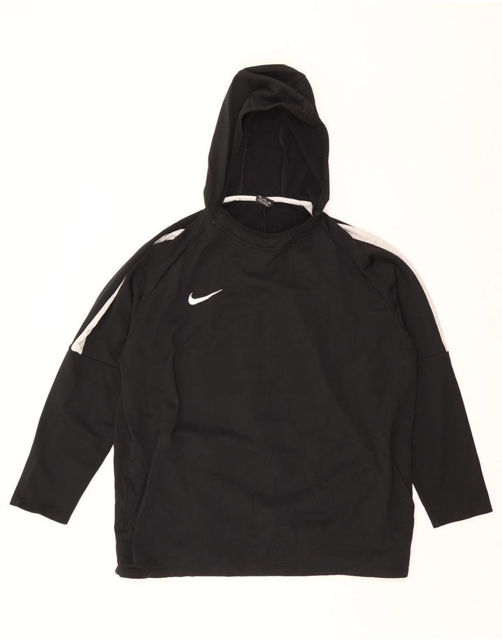 Nike Pull à capuche Dri Fit pour homme 2XL en polyester color block noir