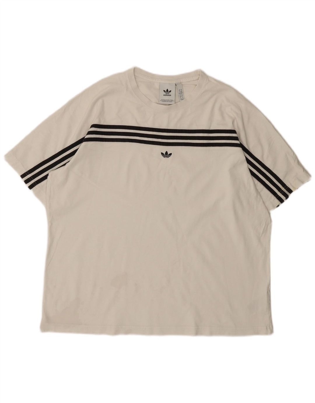 Adidas T-Shirt Homme Top XL Coton Blanc